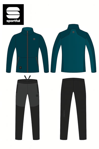 sportful 0425519／0425522 OFFSETオーバースーツティールブルー