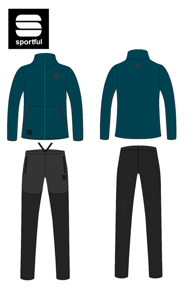 sportful 425527／0425530 OFFSET Wsオーバースーツティールブルー